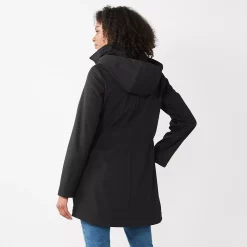 Women's Nine West Fleece-Lined Soft-Shell Jacket -Clothing Sales Store 4321308 ALT