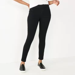 Women's Nine West Pull-On Jeggings 10 Women's Nine West Pull-On Jeggings -Clothing Sales Store 4560768 Black