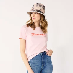 Women's Nine West Crewneck Graphic Tee -Clothing Sales Store 4646703 Firecracker