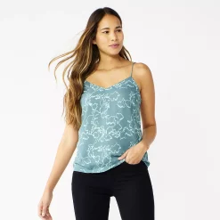 Women's Nine West V-Neck Layering Camisole -Clothing Sales Store 4951519 Sage Vine Floral
