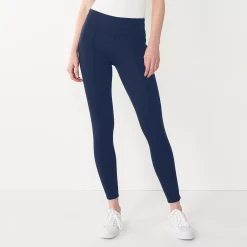 Women's Nine West Seamed Tummy-Control Ponte Leggings -Clothing Sales Store 4952203 Sky Captain