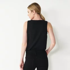 Petite Nine West V-Neck Tank -Clothing Sales Store 4957403 ALT