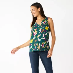 Petite Nine West V-Neck Tank -Clothing Sales Store 4957403 Fresh Cutouts