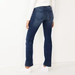 Women's Nine West Curvy Tummy-Control Bootcut Jeans -Clothing Sales Store 5022835 ALT