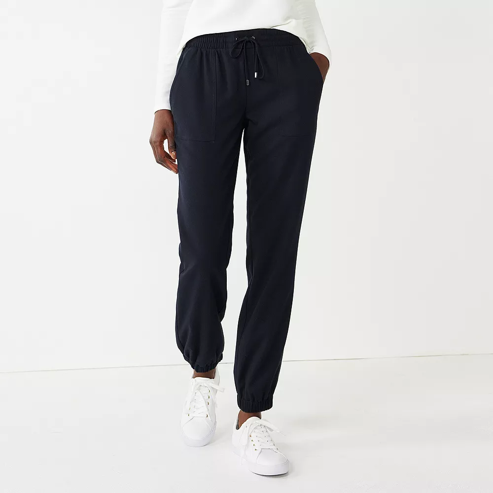 Women's Nine West Elastic-Cuff Relaxed Jogger Pants 6 Women's Nine West Elastic-Cuff Relaxed Jogger Pants - Image 4