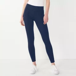 Petite Nine West Seamed Tummy Control Ponte Leggings -Clothing Sales Store 5032426 Sky Captain