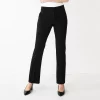 Women's Nine West Magic Waist Barely Bootcut Pants -Clothing Sales Store 5033819 Black