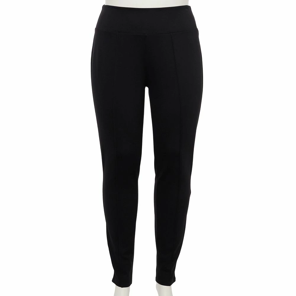 Plus Size Nine West Seamed Tummy-Control Ponte Leggings 10 Plus Size Nine West Seamed Tummy-Control Ponte Leggings - Image 8