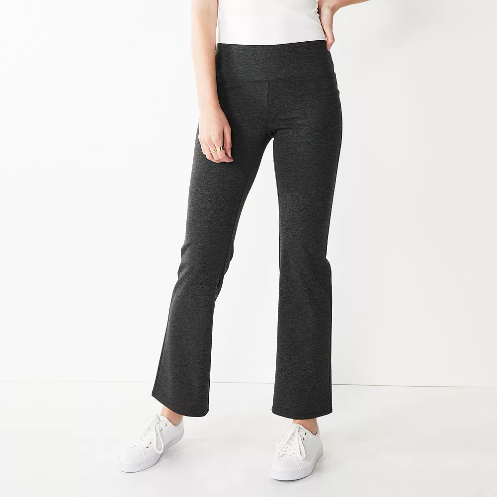 Women's Nine West Tummy-Control Ponte Bootcut Pants 4 Women's Nine West Tummy-Control Ponte Bootcut Pants - Image 2