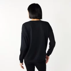 Women's Nine West Graphic Sweatshirt -Clothing Sales Store 5103936 ALT