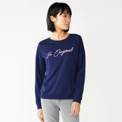 Women's Nine West Graphic Sweatshirt -Clothing Sales Store 5103936 Embroidered Original