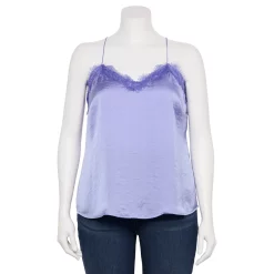 Plus Size Nine West V-Neck Camisole -Clothing Sales Store 5114982 Kelly Lavender