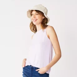 Nine West Essential Easy High-Neck Tank -Clothing Sales Store 5214280 Enlighten Purple