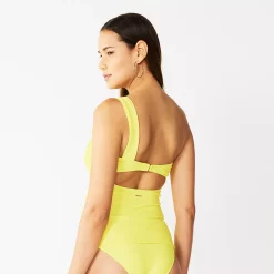 Women's Nine West Waist-Minimizer One Shoulder Tankini Top 9 Women's Nine West Waist-Minimizer One Shoulder Tankini Top -Clothing Sales Store 5217098 ALT