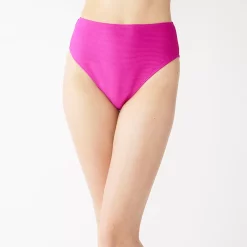 Women's Nine West High-Waist Swim Bottoms -Clothing Sales Store 5217106 Fuchsia