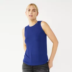 Petite Nine West Essential High Neck Tank -Clothing Sales Store 5234193 Clara Purple