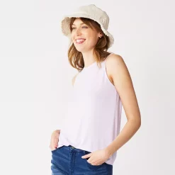 Petite Nine West Essential High Neck Tank -Clothing Sales Store 5234193 Enlighten Purple