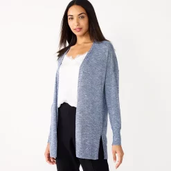 Women's Nine West Essential Lightweight Cardigan -Clothing Sales Store 5234642 Blue