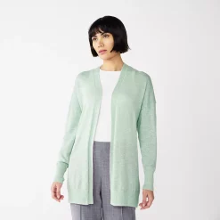 Women's Nine West Essential Lightweight Cardigan -Clothing Sales Store 5234642 Mint Virtue