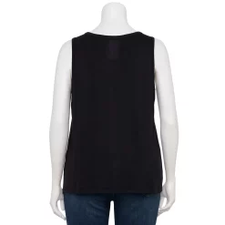 Plus Size Nine West Essential Easy V-Neck Tank -Clothing Sales Store 5235544 ALT