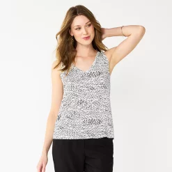 Women's Nine West Easy V-Neck Tank
