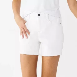 Women's Nine West Slimming Pocket Shorts -Clothing Sales Store 5242666 White