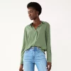 Petite Nine West Drapey Shirt 2 Petite Nine West Drapey Shirt -Clothing Sales Store 5262174 Signature Green