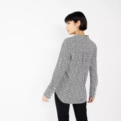 Women's Nine West Drapey Button Down Shirt -Clothing Sales Store 5271741 ALT