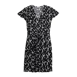 Women's Nine West Flutter Sleeve Wrap Dress -Clothing Sales Store 5280249 ALT5