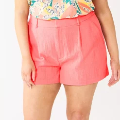 Clothing Sales Store 31 Plus Size Nine West High Rise Walking Shorts