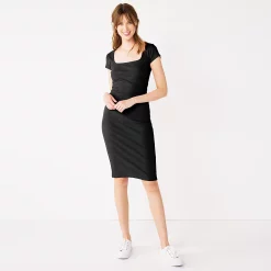 Women's Nine West Cutout Bodycon Dress -Clothing Sales Store 5521602 Mineral Black