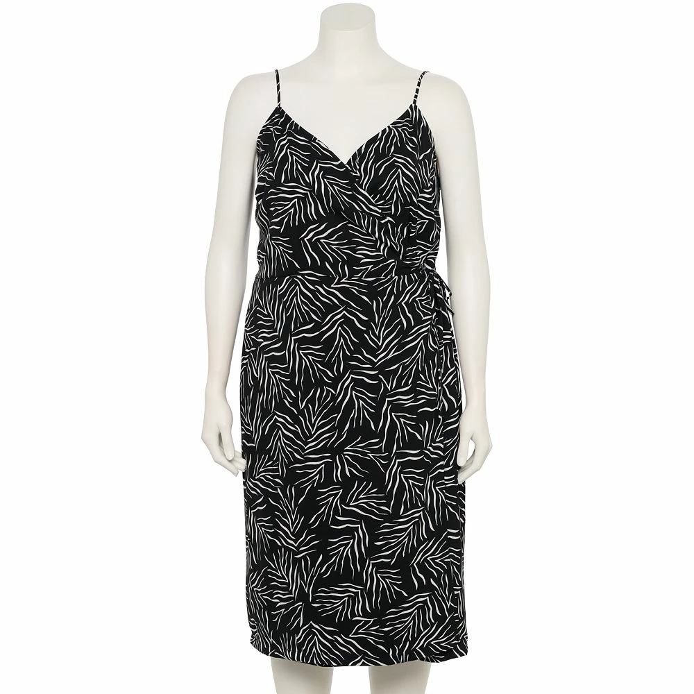 Plus Size Nine West Surplice Midi Dress 7 Plus Size Nine West Surplice Midi Dress - Image 5