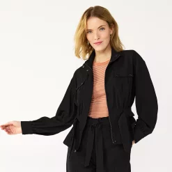 Women's Nine West Belted Utility Jacket