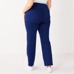 Plus Size Nine West Slimming High-Waisted Bootcut Pants -Clothing Sales Store 5563395 ALT
