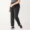 Plus Size Nine West Slimming High-Waisted Bootcut Pants -Clothing Sales Store 5563395 Dark Heather Gray