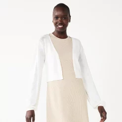 Women's Nine West Balloon Sleeve Open Front Cardigan 9 Women's Nine West Balloon Sleeve Open Front Cardigan -Clothing Sales Store 5567306 Daisy Dew