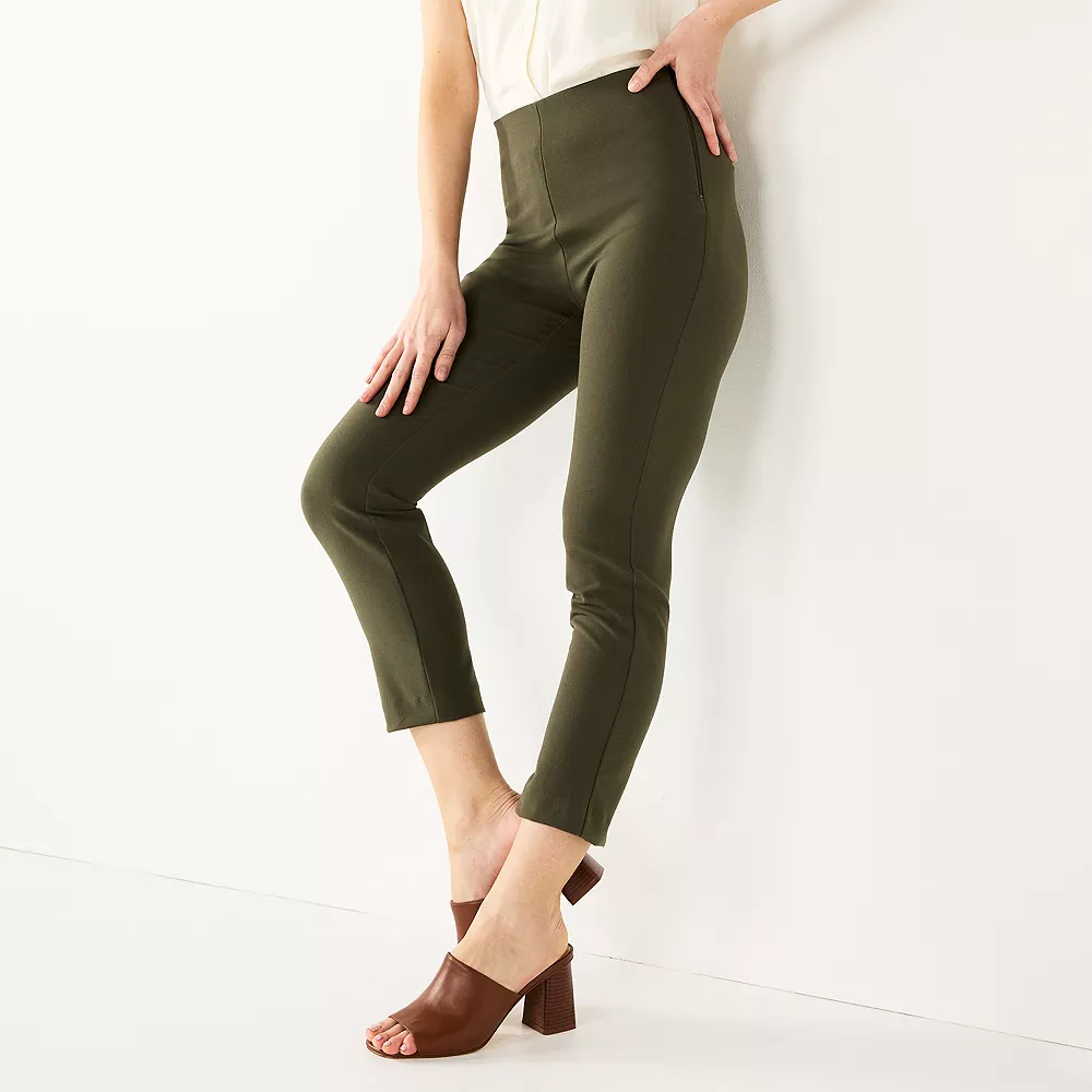 Petite Nine West Side Zip High-Waisted Skinny Ankle Pants 3 Petite Nine West Side Zip High-Waisted Skinny Ankle Pants