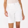 Women's Nine West High Rise Bermuda Boyfriend Shorts