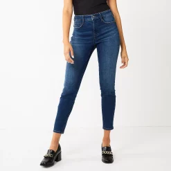 Women's Nine West Curvy Sculpting Skinny Jeans -Clothing Sales Store 5570780 Medium