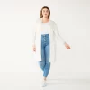 Plus Size Nine West Long Open-Front Cardigan -Clothing Sales Store 5571922 Daisy Dew