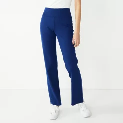 Petite Nine West Mid Rise Tummy Control Ponte Bootcut Pants -Clothing Sales Store 5573842 Avery Navy