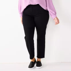 Plus Size Nine West Slimming Straight-Leg Jeans
