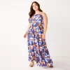 Plus Size Nine West Asymmetrical Tiered Maxi Dress 2 Plus Size Nine West Asymmetrical Tiered Maxi Dress -Clothing Sales Store 5576100 Block Shapes Blue