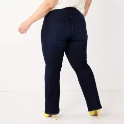 Plus Size Nine West Slimming Bootcut Jeans 11 Plus Size Nine West Slimming Bootcut Jeans -Clothing Sales Store 5576107 ALT