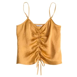 Women's Nine West Ruched Drawstring Front Tank -Clothing Sales Store 5576995 ALT5