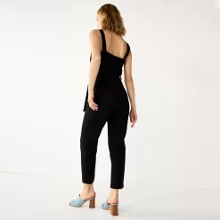 Women's Nine West Sweetheart Tapered Jumpsuit -Clothing Sales Store 5578686 ALT