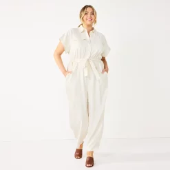 Plus Size Nine West Utility Jumpsuit 6 Plus Size Nine West Utility Jumpsuit -Clothing Sales Store 5579911 Daisy Dew
