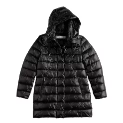 Women's Nine West Hooded Puffer Coat -Clothing Sales Store 5582726 ALT5