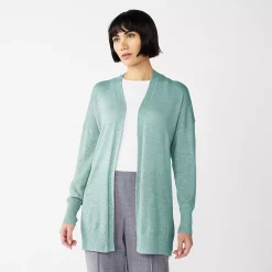 Petite Nine West Essential Boxy Cardigan Sweater -Clothing Sales Store 5584019 Huxley Blue