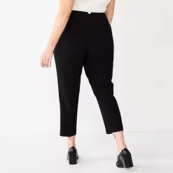 Plus Size Nine West High-Waisted Tapered Pants -Clothing Sales Store 5657966 ALT